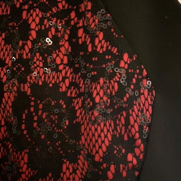 Party Dress, Red Sequence - Picture 4 of 5